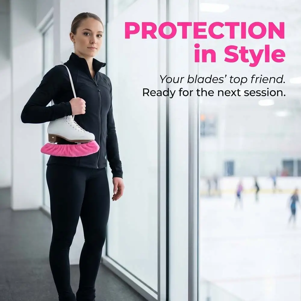 1 pair Soft Protector Ice Skate Shoes Covers Case Breathable Skate Shoes Protector Comfortable Hockey Skates
