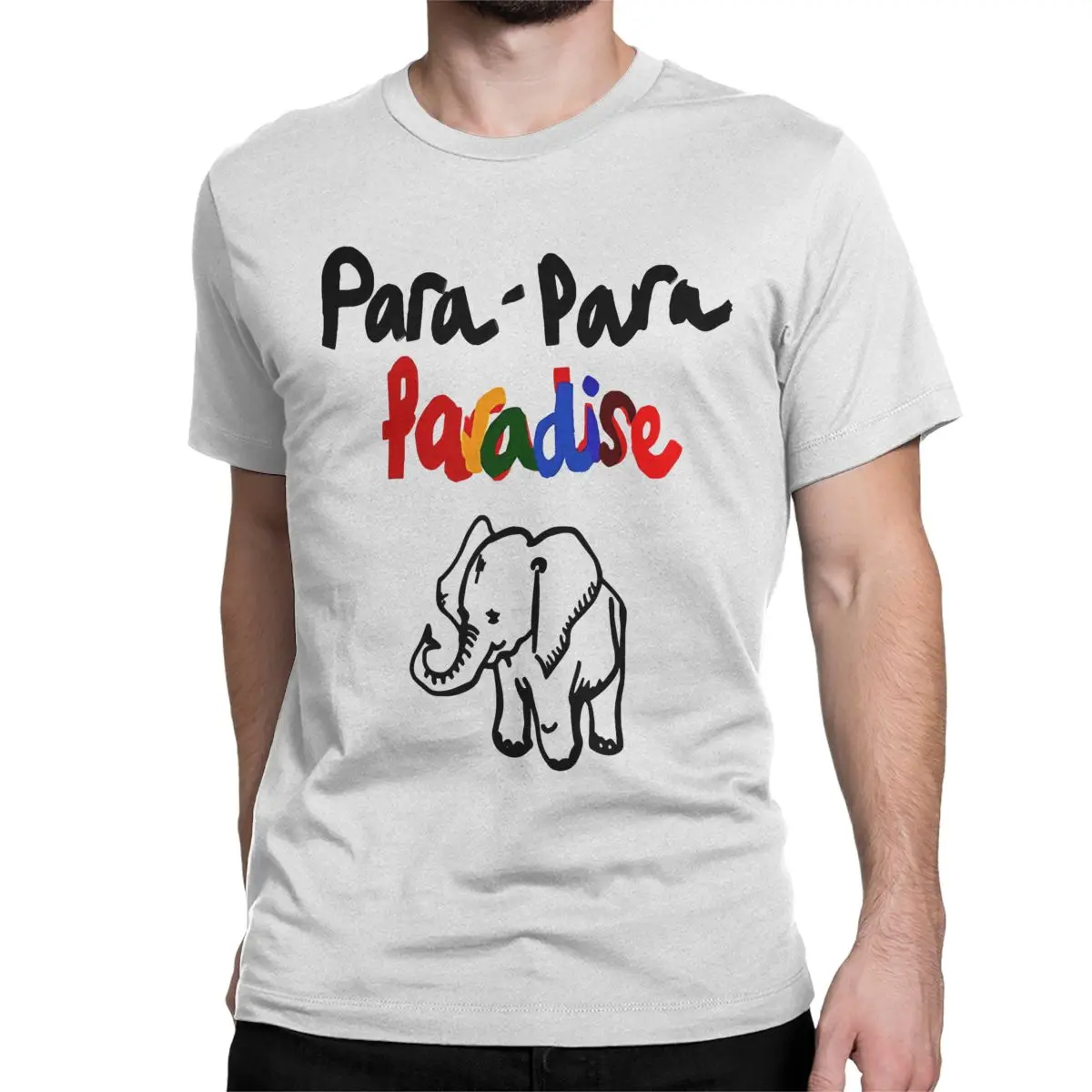 Hipster Para Para Elephen Cute Paradise T-Shirts for Men Women Pure Cotton T Shirts Cold.Plays World Tour Tees 4XL 5XL Clothes