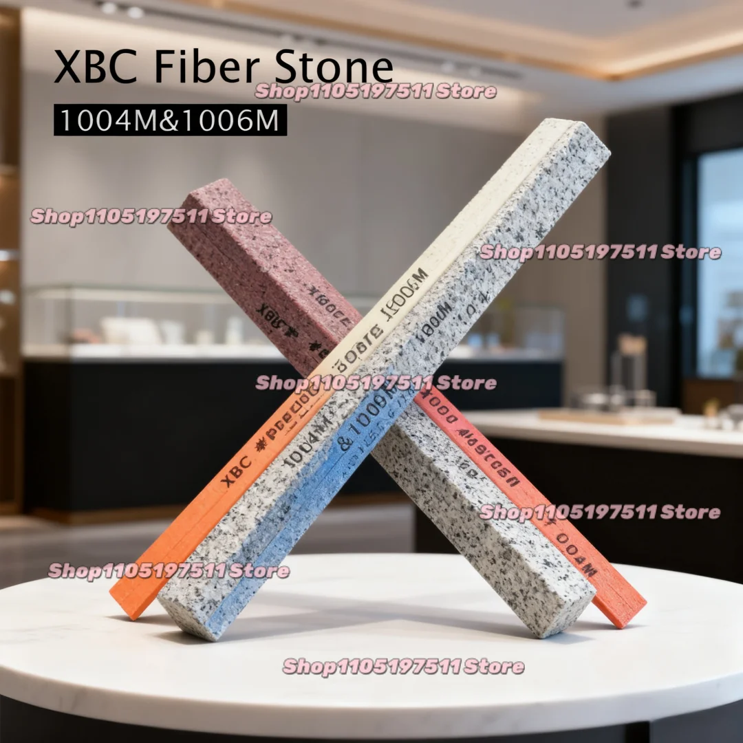 1pcs/3pcs Japan XBC 1004M 1*4*100mm 1006M 1*6*100mm Ceramic Fiber Stone for Grinding Fine Polishing Mold Die Plastic Metal Jade