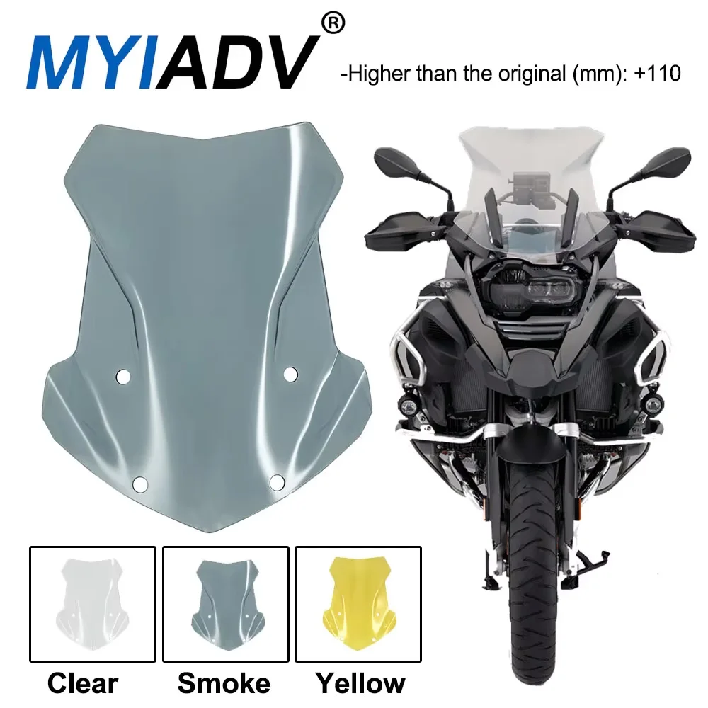 

Лобовое стекло мотоцикла для BMW R1250GS R1200GS для ADV Rallye, ветровое стекло R1250 R1200GS 2013-2025, дефлектор, защита ветрового стекла