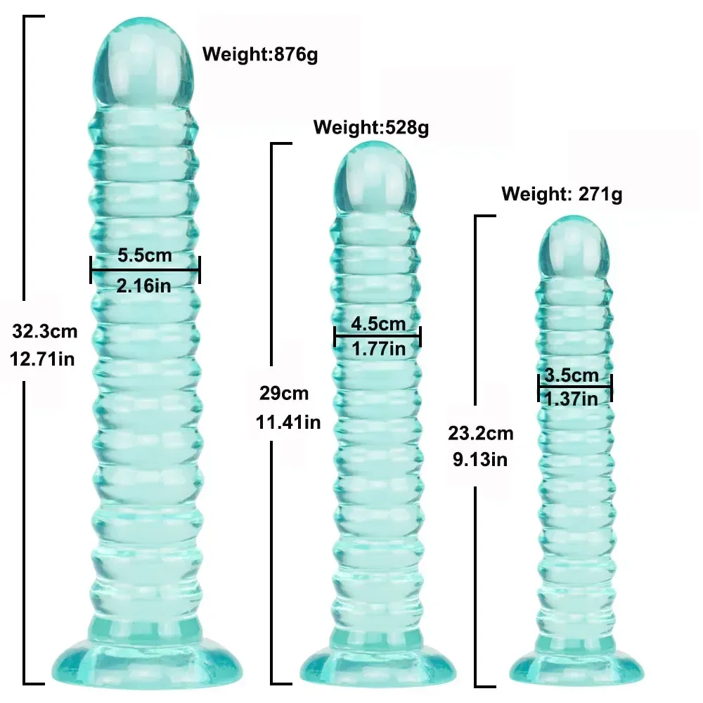 5 Style Jelly Anal Dildo With Suction Cup Huge Dildos Sex Toys for Woman Men Fake Dick Big Penis Anal Butt Plug Erotic Sex Shop