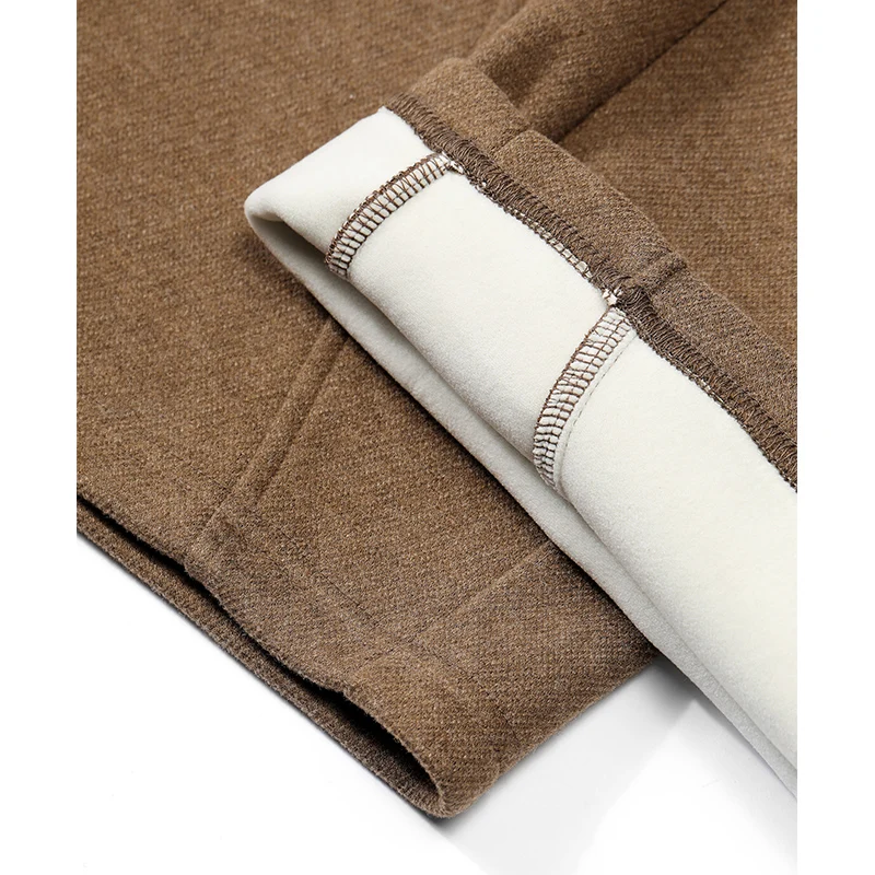 ELFSACK بنطال رياضي كاجوال فضفاض ومستقيم برباط بطول الأرض للنساء