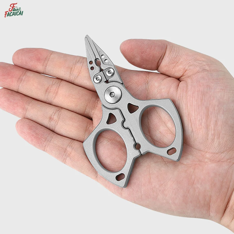 

Рыболовные плоскогубцы для морской воды, нержавеющая сталь с открытой петлей для снятия крючков, ножницы для плетеной проволоки, удобное оборудование для улицы