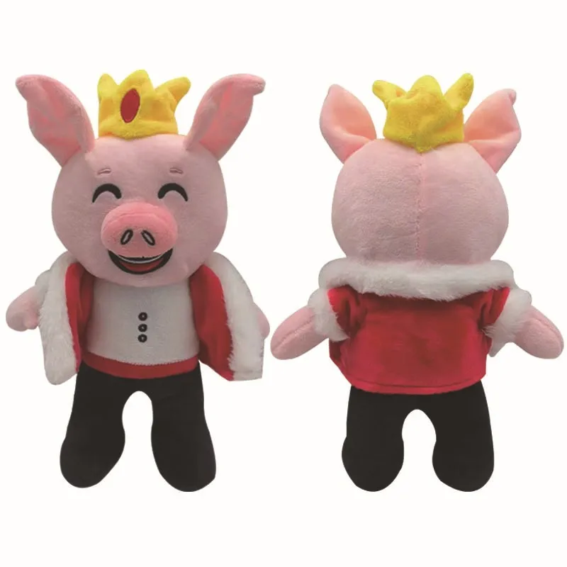 30CM Cartoon Technoblade 1ft Physical Front Plush Toys 30cm Anime Cute Soft Stuffed Squishy Pig Dolls For Kid Birthday Christmas