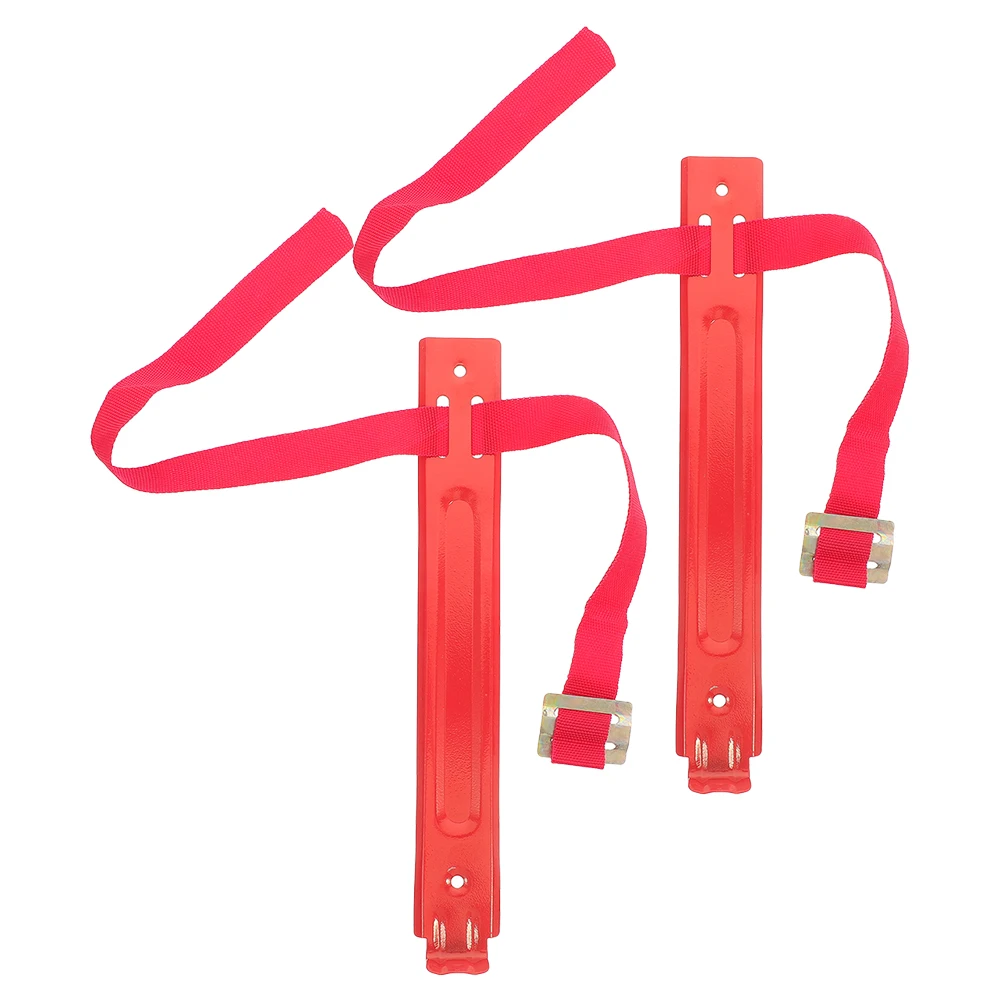 2pcs Fire Extinguisher Hook Brackets 2KG 3KG 4KG Iron Wall Mount Holder Adjustable Compact Design Spacesaving Solution