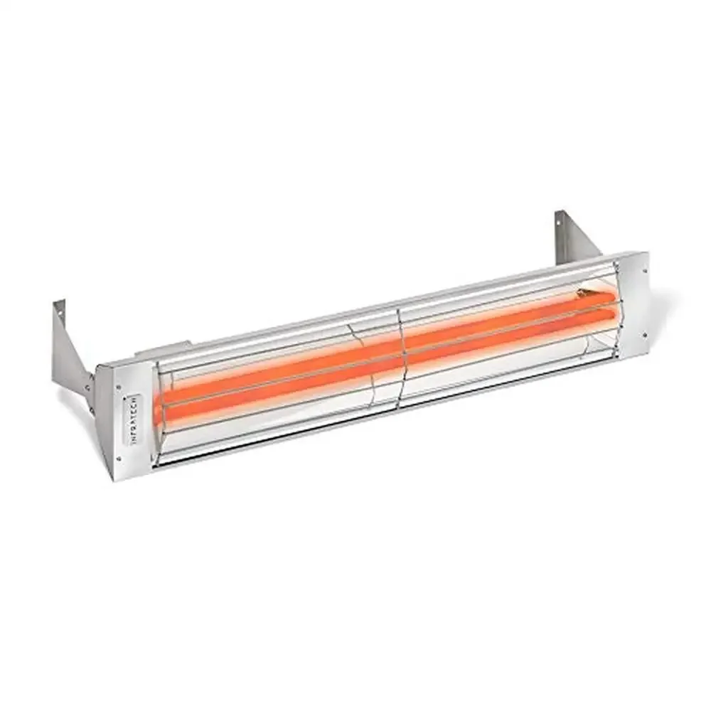 

240V Stainless Steel Radiant Heater 5000W Dual Element Energy Efficient UL Listed WD-5024 SS