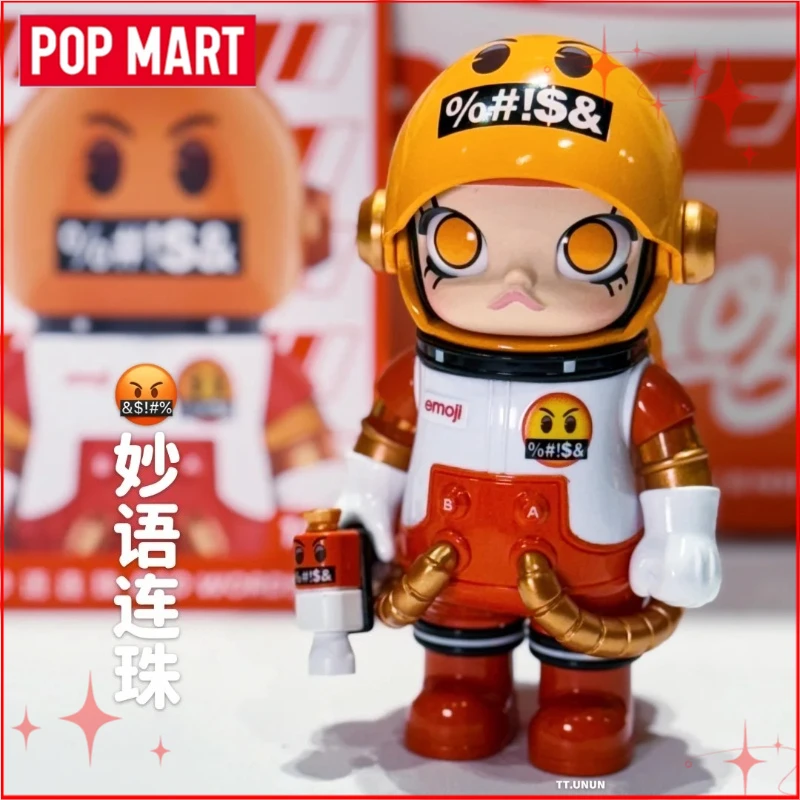 

POP MART MEGA SPACE MOLLY 100% × Emoji™ Series Blind Box Figurine Desktop Ornament Gifts Toy