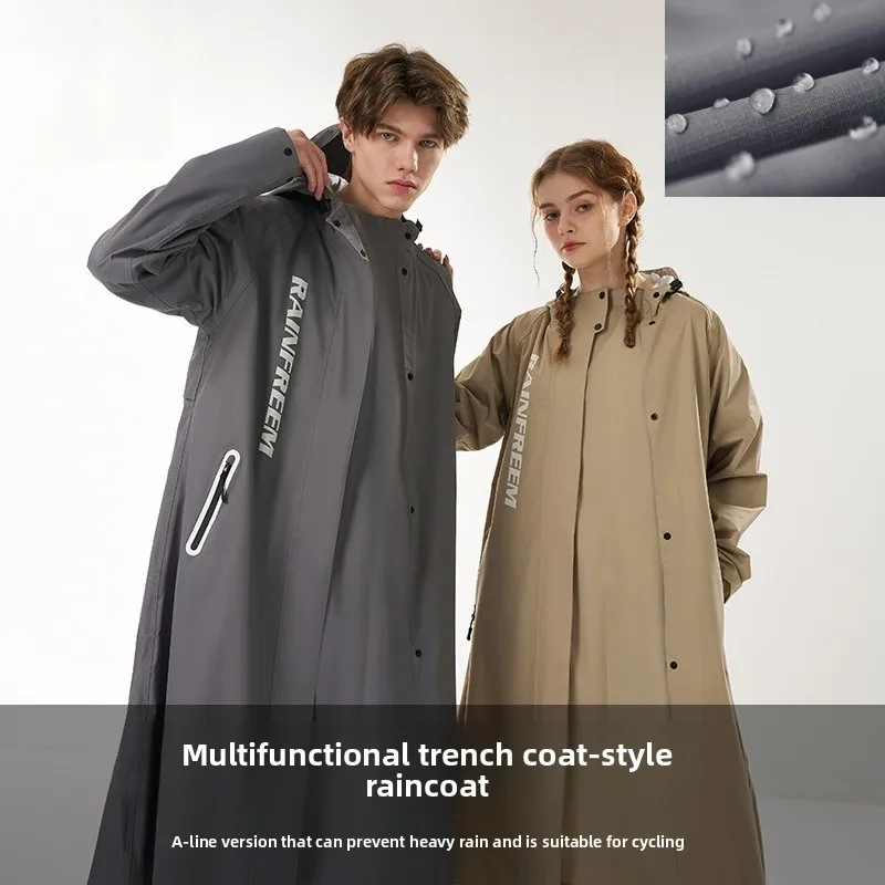 

Плащ для езды на мотоцикле, многофункциональный ветрозащитный водонепроницаемый дождевик для пар, уличные походные аксессуары для мотоциклистов