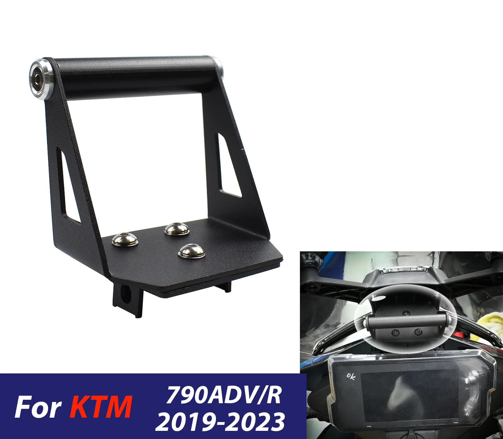 

Motorcycle Accessories GPS Smartphone Mount Phone Navigation Bracket Holder For KTM 390 Adventure R 2019-2023 890 790 ADV