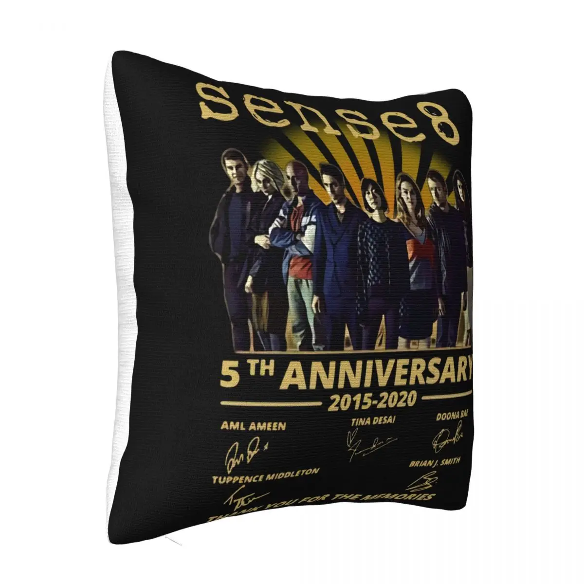 Sense8 5Th Anniversary 2015 2020 Thank You For The Memories Signatures Best Selling Cute 2021 Kawaii Pillow Case