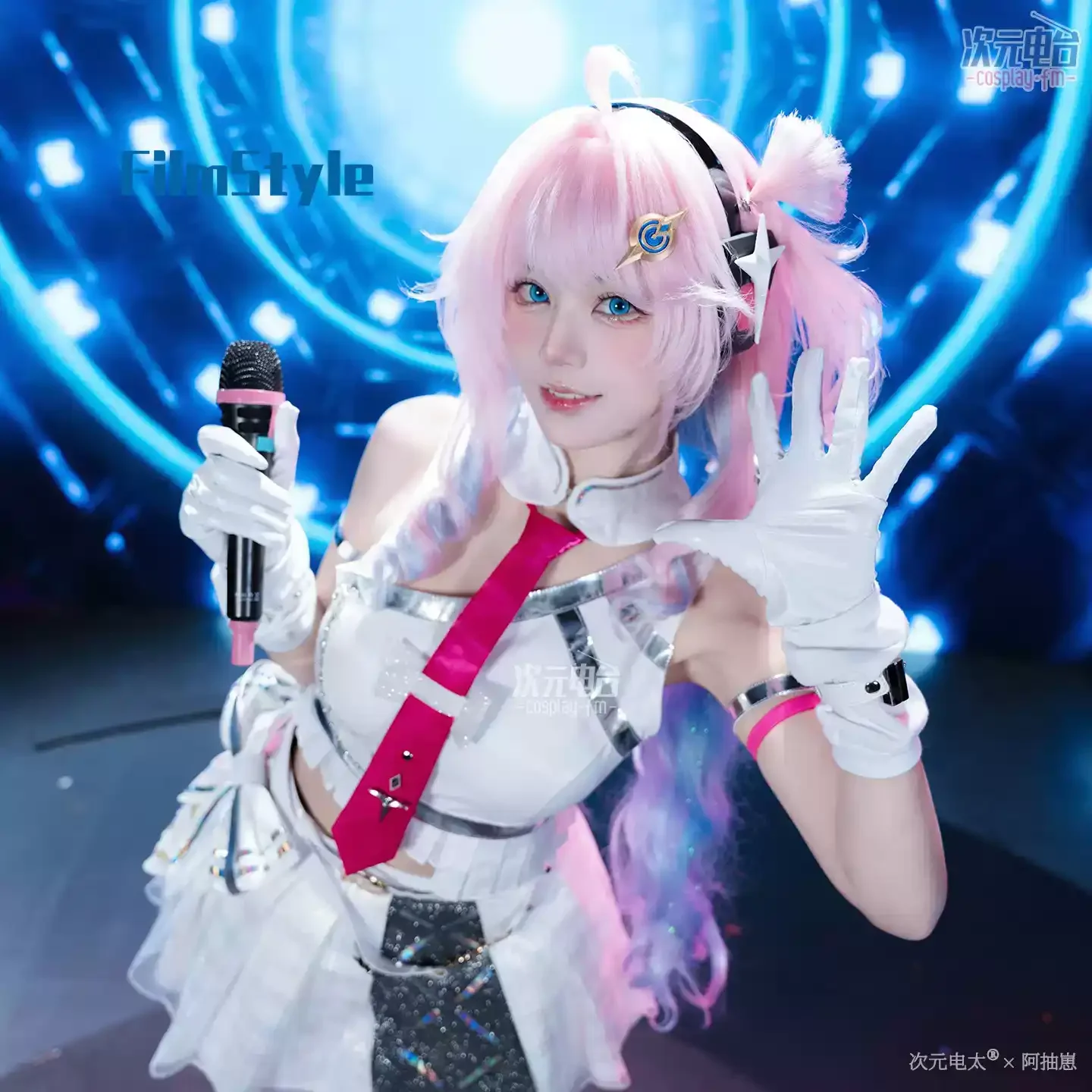Wuthering Waves Solar5 Denia Idol Stage Outfit Cosplay Costume Full Set