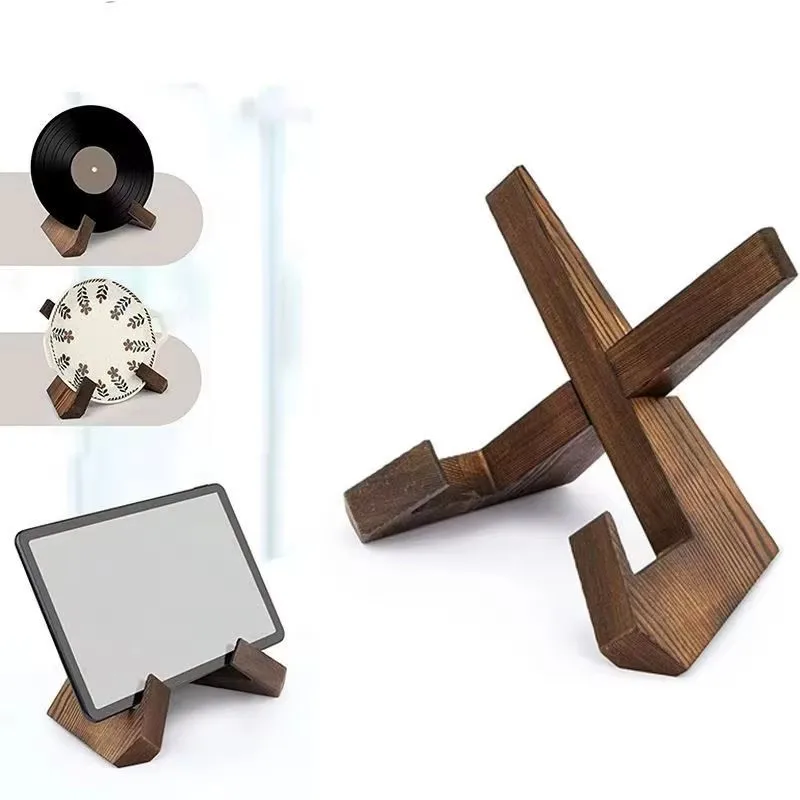 

Wooden Picture Frame Stand, Plate Display Stand, Tabletop Decorative Picture Stand for Display Collection