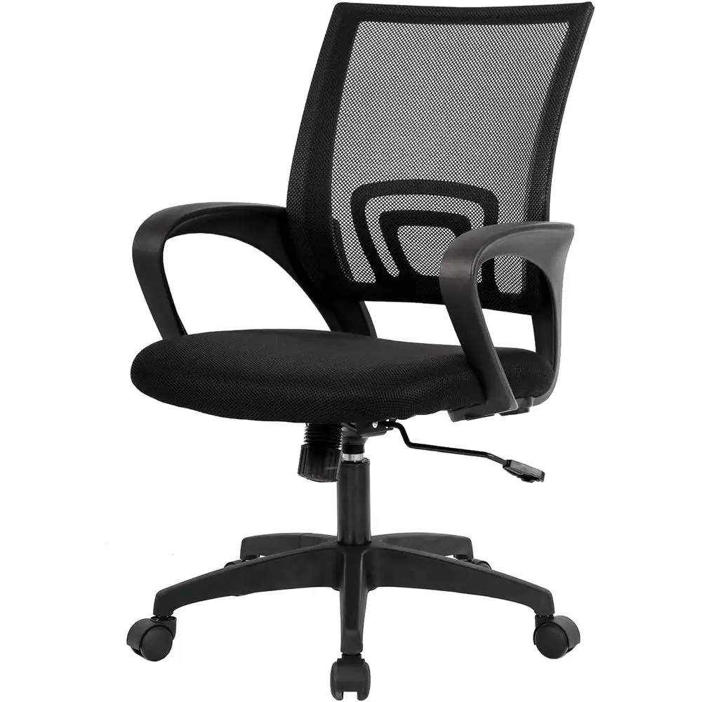

| Ergonomic Oice Chair | -Back Swivel Desk Chair | Breathable Backrest & Lumbar Support | Adjustable Height | Sponge Seat | Roll