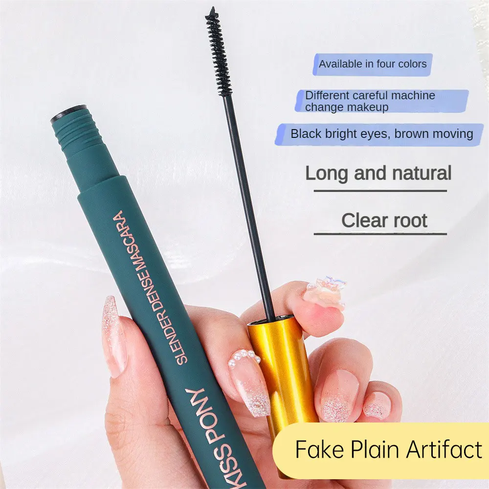 1/2/3PCS Blijvende Mascara Natuurlijke Dichte Langwerpige Wimpers Natuurlijke Mascara Make-up Gekleurde Mascara Gekrulde wimpers