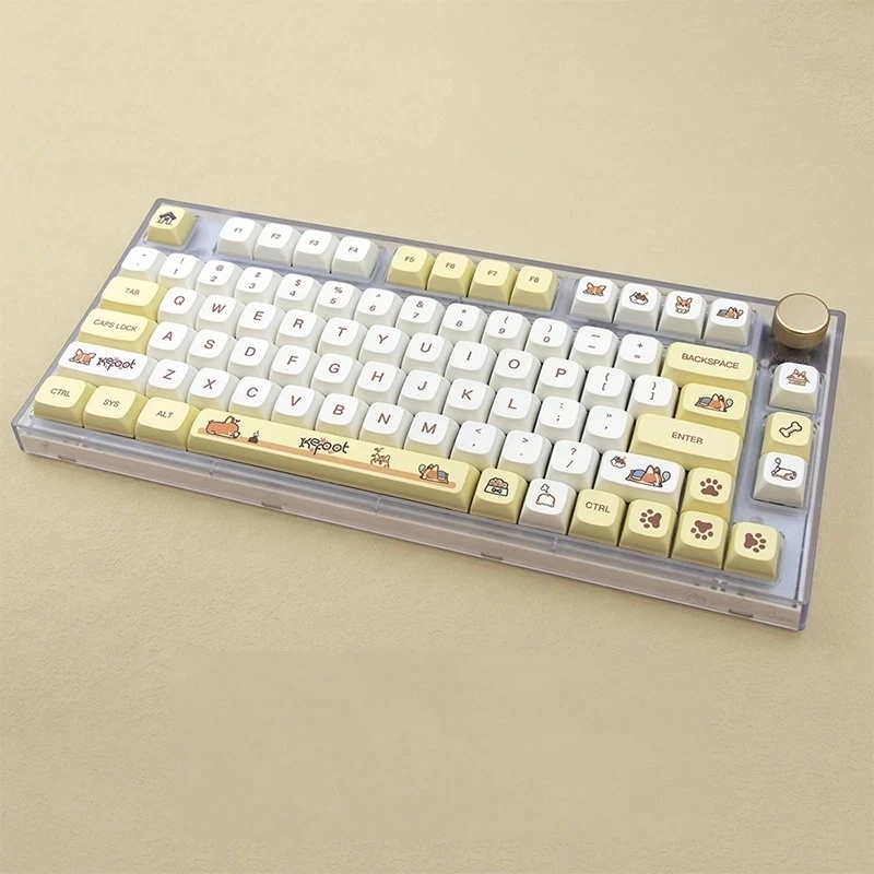 كورجي Keycap PBT صبغ التسامي الشخصي XDA 135 مفاتيح التبديل MX الكرز لتقوم بها بنفسك تخصيص تخطيط Filco لوحة المفاتيح الميكانيكية