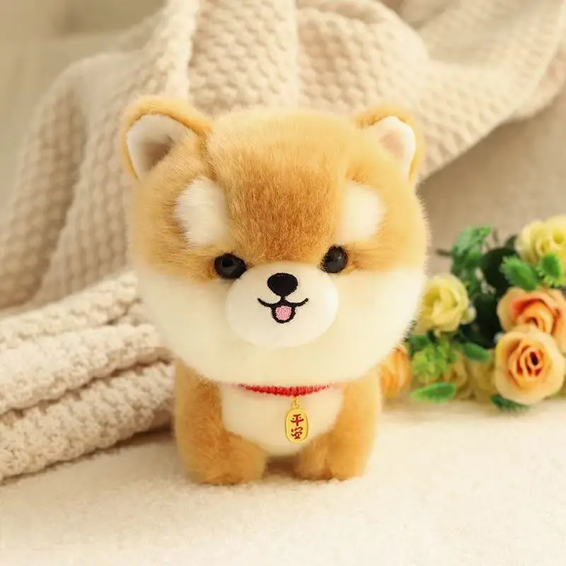 

20cm Simulation Pet Dog Plush Toy Handmade Doll Cartoon Anime Cute Cushion Pillow Home Decoration Children's Birthday Gift Doll