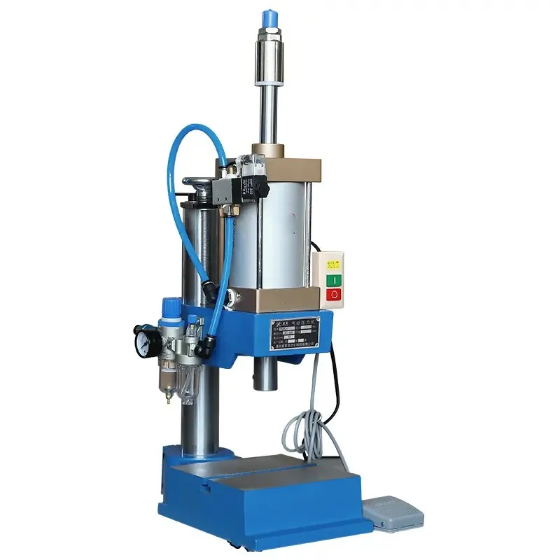 

800KG small pneumatic punching cutting desktop riveted copper crimping terminal