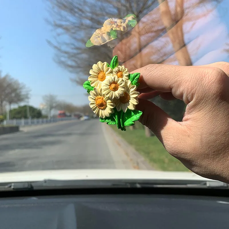 

Sunflower Car Outlet Vent Perfume Clip Air Conditioning Aromatherapy Clip Car Interior Decoration Supplies Air Freshener