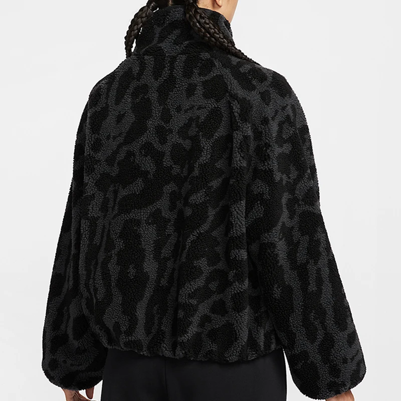 Nike genuine Sportswear women's imitation lamb wool loose jacket HV2071-010