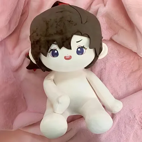 Los atributos de Wei Wuxian: muñeca de algodón de 40CM, linda 'El ancla del camino mágico', regalo de muñeca doujinshi relacionado con el anime