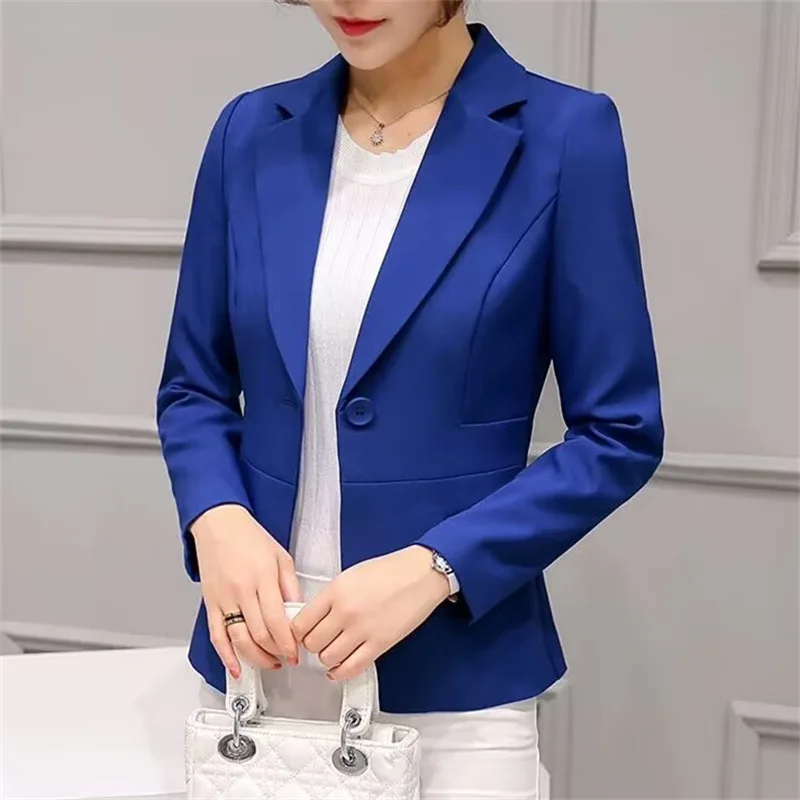 New Women's Blazer Business Office Lady Suits Coat Korean Leisure Professional OL Tops Female Suit Jacket Slim Comfortable Coat