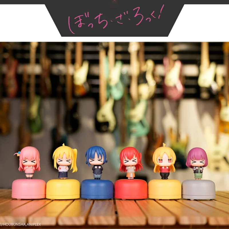 

Bocchi The Rock! Gotoh Hitori New Original Blind Box Cute Opening Series Vinyl Plush Ornaments Toys Shake Head Collection Gifts