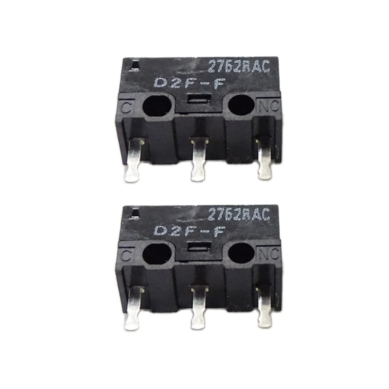 2/10 قطعة الأصلي اليابان رمادي نقطة D2F-F ماوس مفاتيح صغيرة ماوس فريتينغ Microswitch 10 مليون نقرة 0.7N دروبشيبينغ