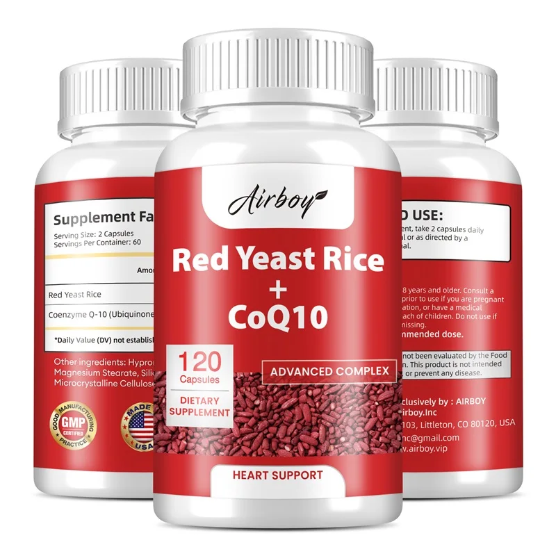 

Рис красных дрожжей + CoQ10 — добавка здоровья сердца, богатая антиоксидантами способствует энерго производства и повышает иммунную систему.