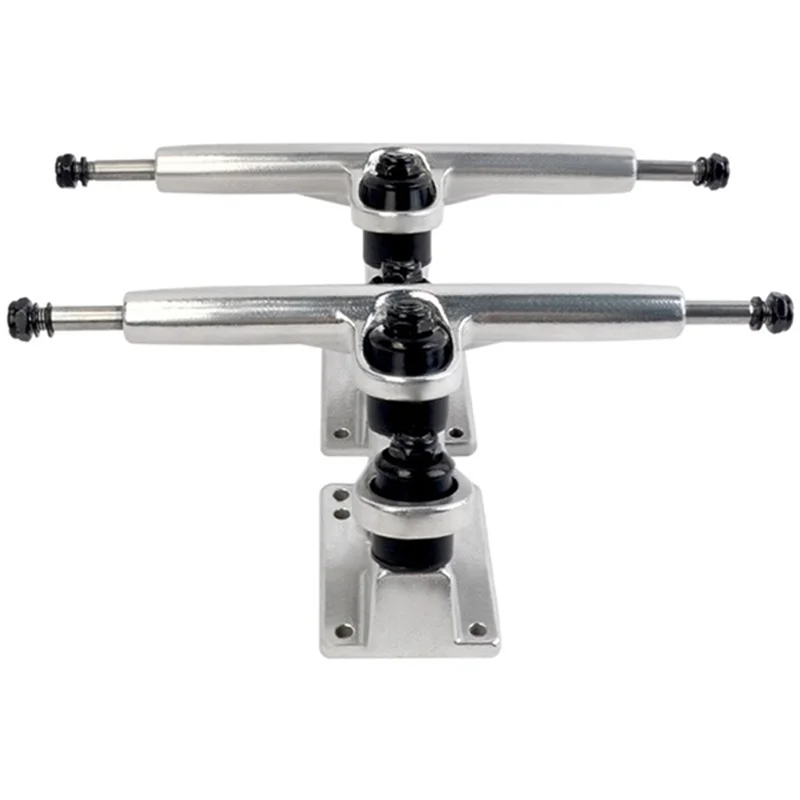 FIN-r1 زوج شاحنة Longboard ذات الطابقين مقاس 7 بوصة حامل لوح التزلج شاحنة صب الجاذبية #3