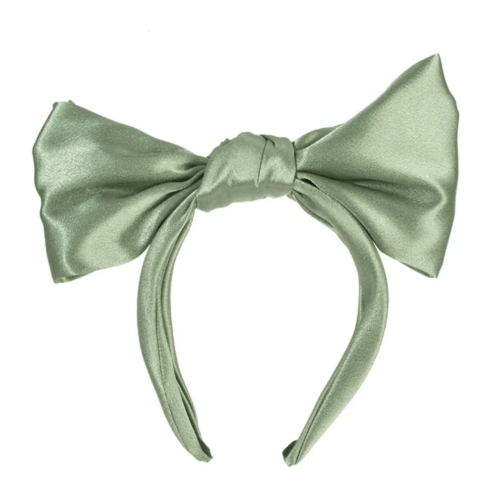 

Big Sweet Bowknot Headband Satin Temperament Lolita Hair Band Hair Accessories Lovely Cosplay Hair Hoop Photograph