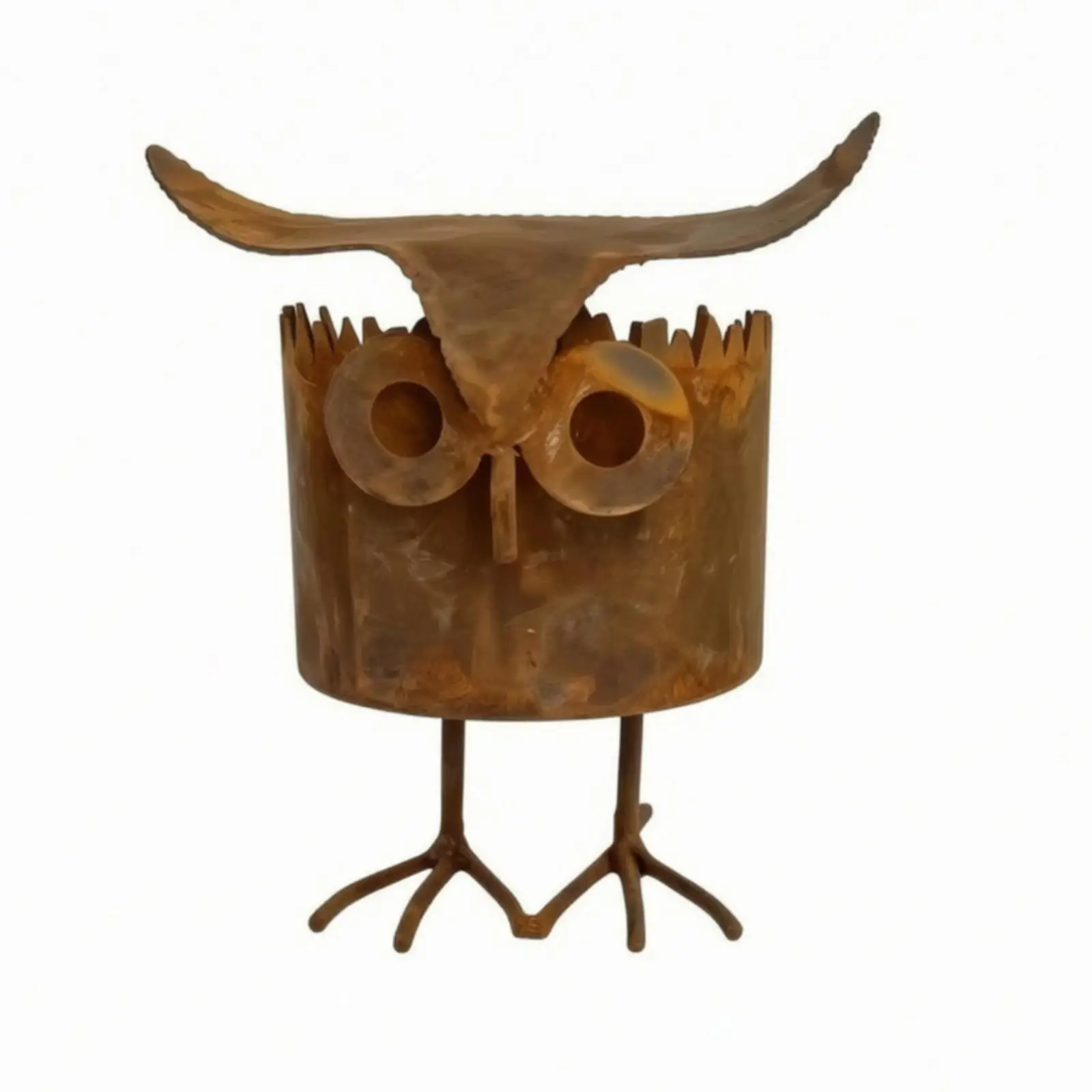 Owl Planter Decorative Owl Garden Statue Outdoor for Patio, Tabletop