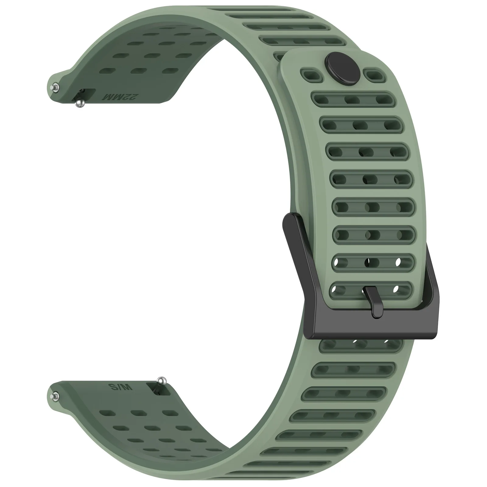 Silikon-Uhrenarmband 22 mm für Suunto Vertical 2/RACE 2 S/Run/Ocean Ersatzband für Suunto 5 9 Peak Pro Armband – Detail 23