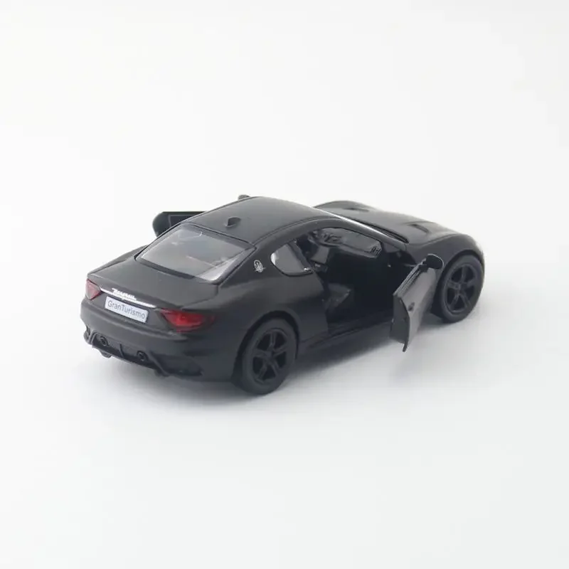 1:36 Maserati GT Đồ Chơi Xe Diecast Model Kéo Lại Cửa Mở Giáo Dục Bộ Sưu Tập Tặng Kid Mattle Đen