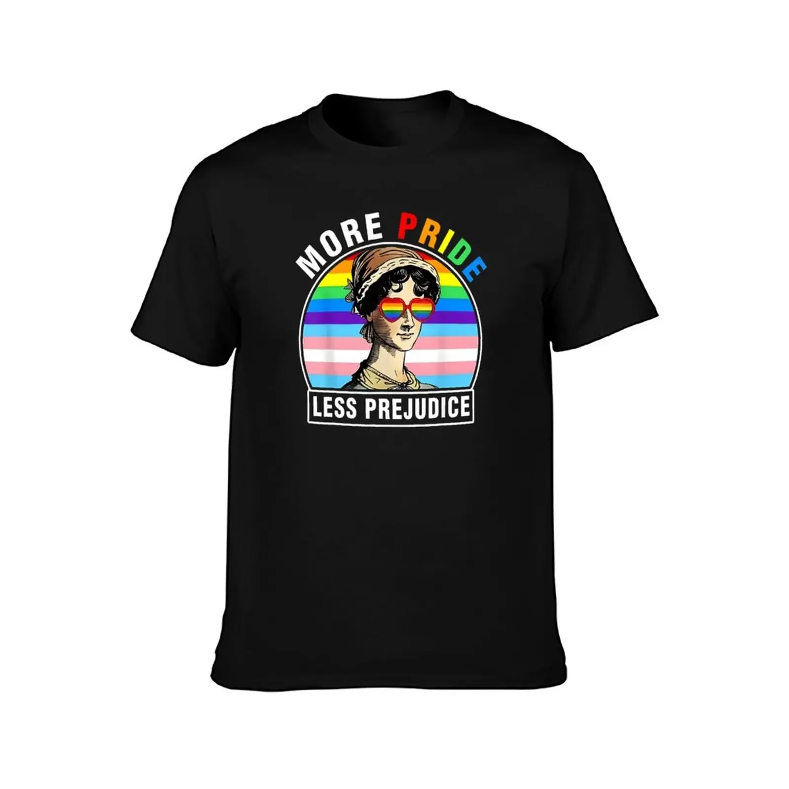 More Pride Less Prejudice T-Shirt anime clothes topping cute tops Louboutins vintage t shirt men