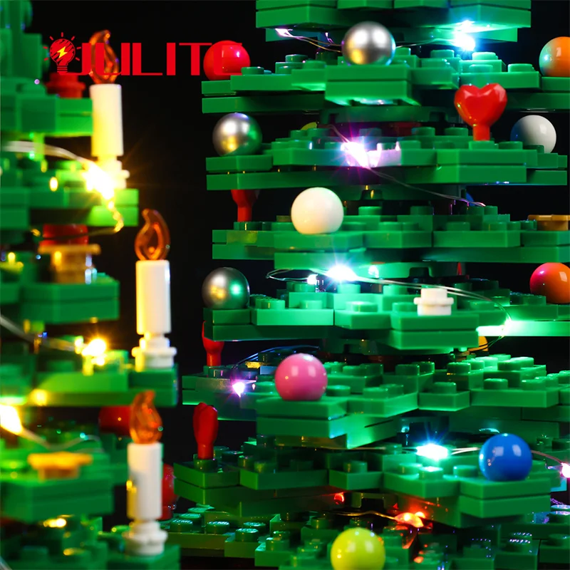 Blocos de construção luz para o criador sazonal 21331 árvore de natal (para não incluir o modelo) iluminação led acessórios brinquedos diy