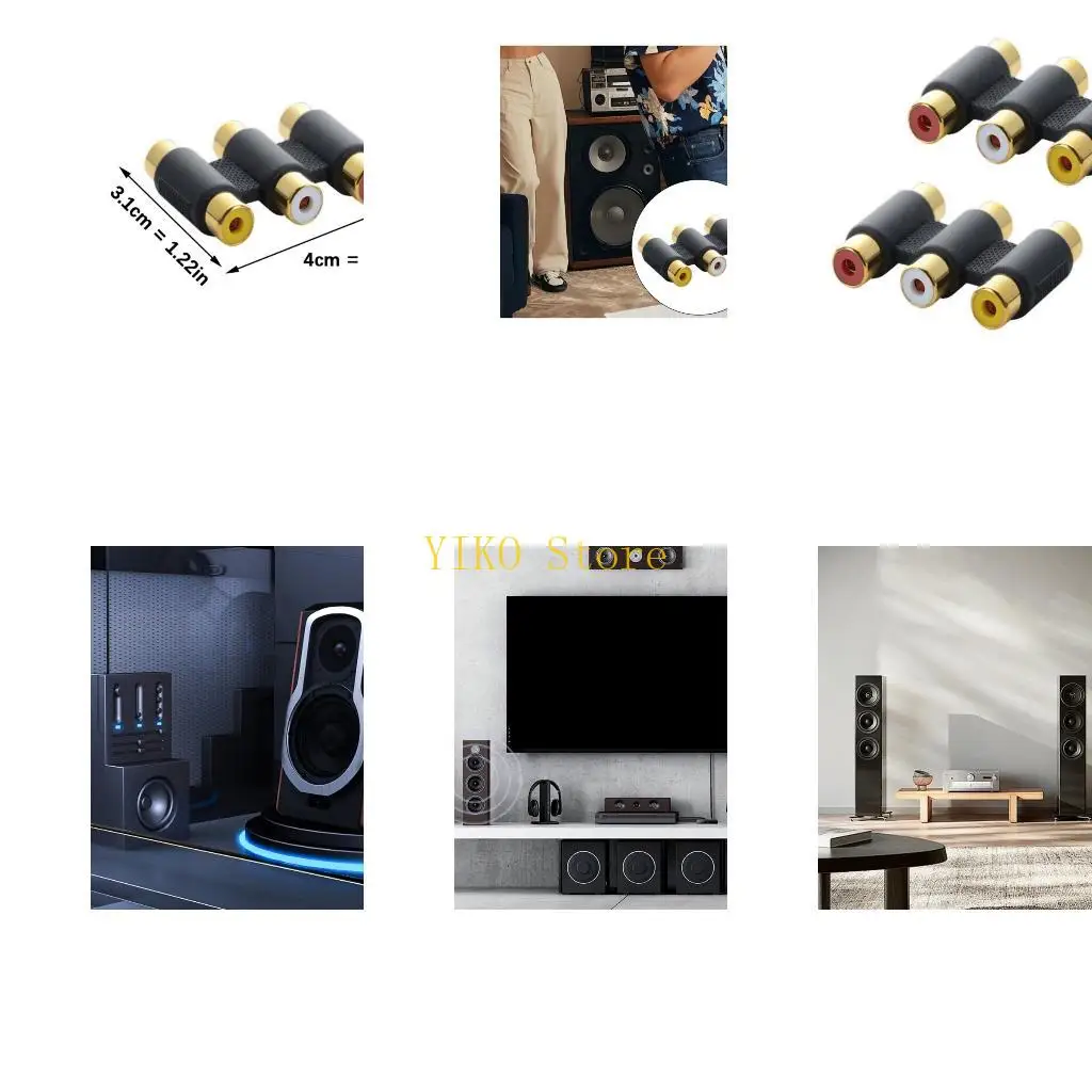 K32C 2Pieces 3RCA G…