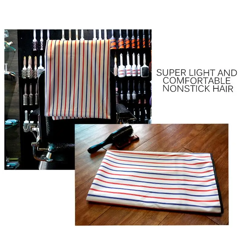 Striped Hairdressing Cape Professional Hair- Salon Barber Cloth Wrap Protect Gown Apron Waterproof Cutting Gown Styling