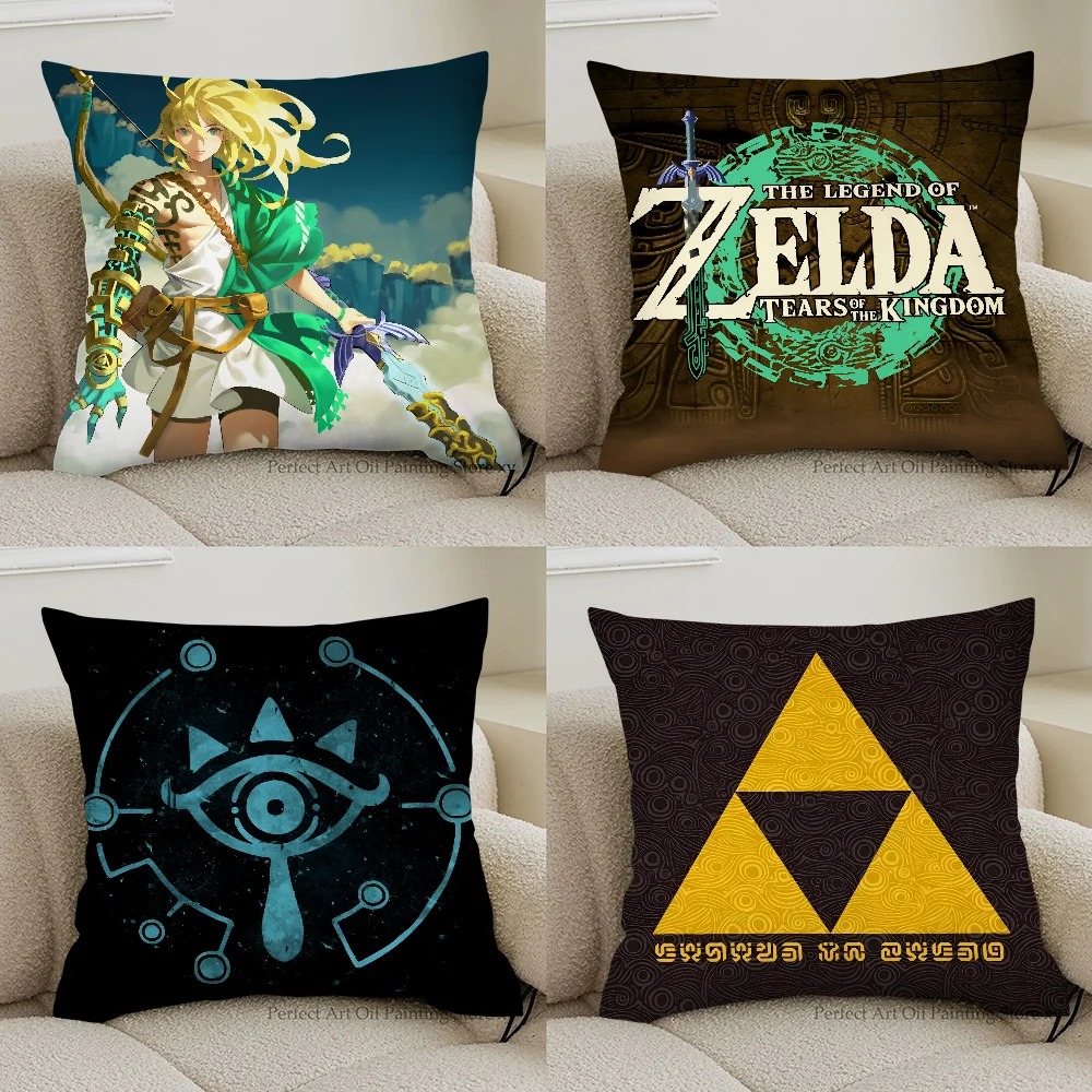 1PC Game Pillow Case Square Pillow Cushion Cover Bedroom Sofa Room Decoration Casual T-The L-Legends Of Zelda Pillow Cover