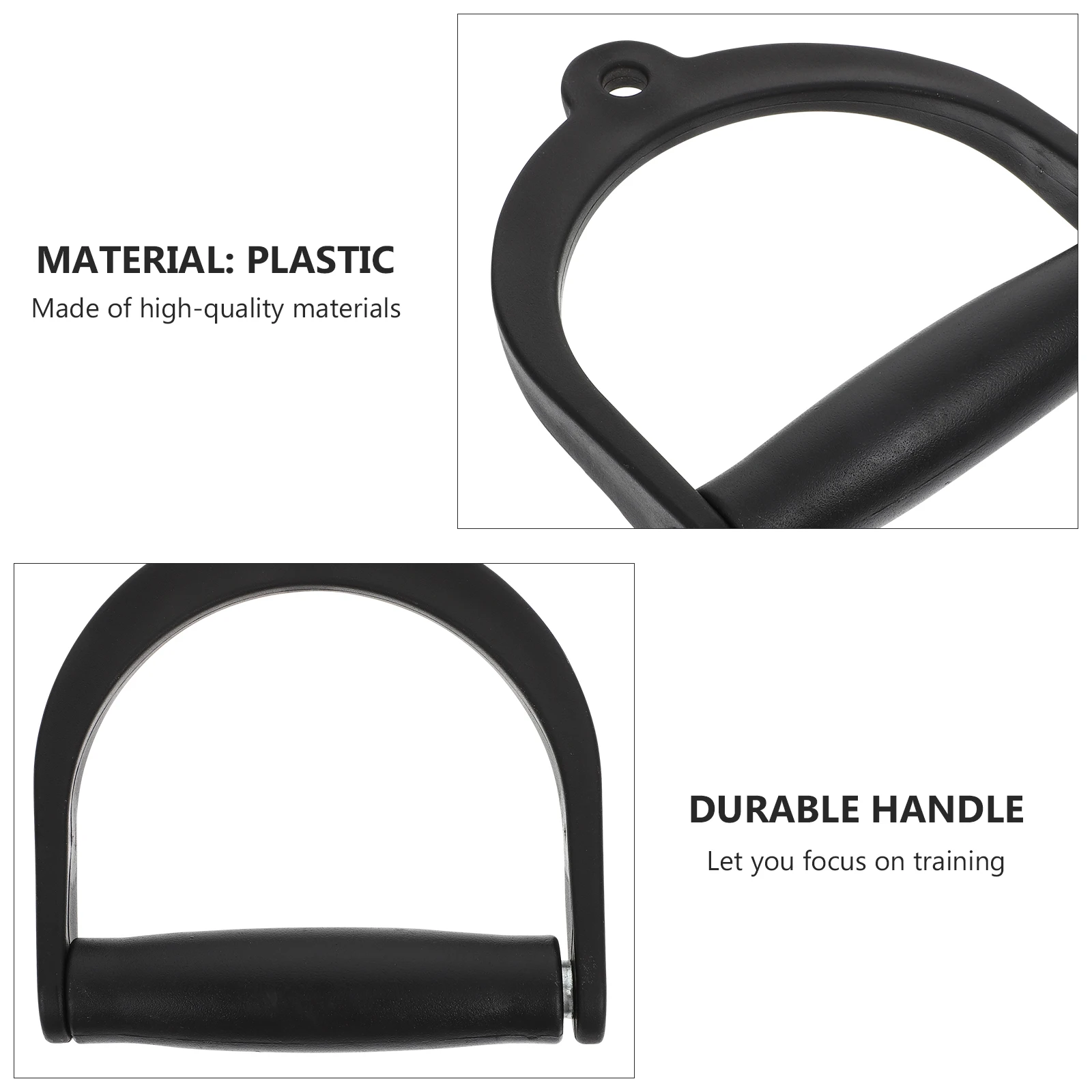 

1pc Fitness Pull Strength Training Handles Plastic Durable Anti-Slip Home Gym Accessories Stretching Sports Ware