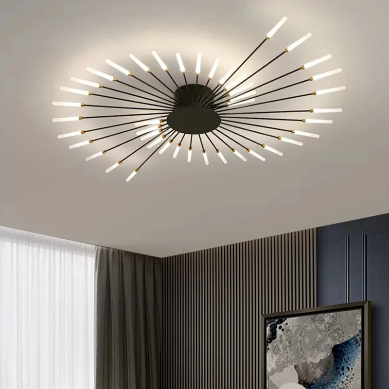 

Nordic Dinning Room LED Pendant Lighting Modern Linear Pendant Light Home Indoor bedroom Bedside Pendant Lamp