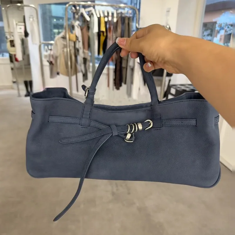 

Retro Handbag Women Autumn Winter Versatile Single Shoulder Underarm Bag Temperament Frosted Large Capacity Tote Bag