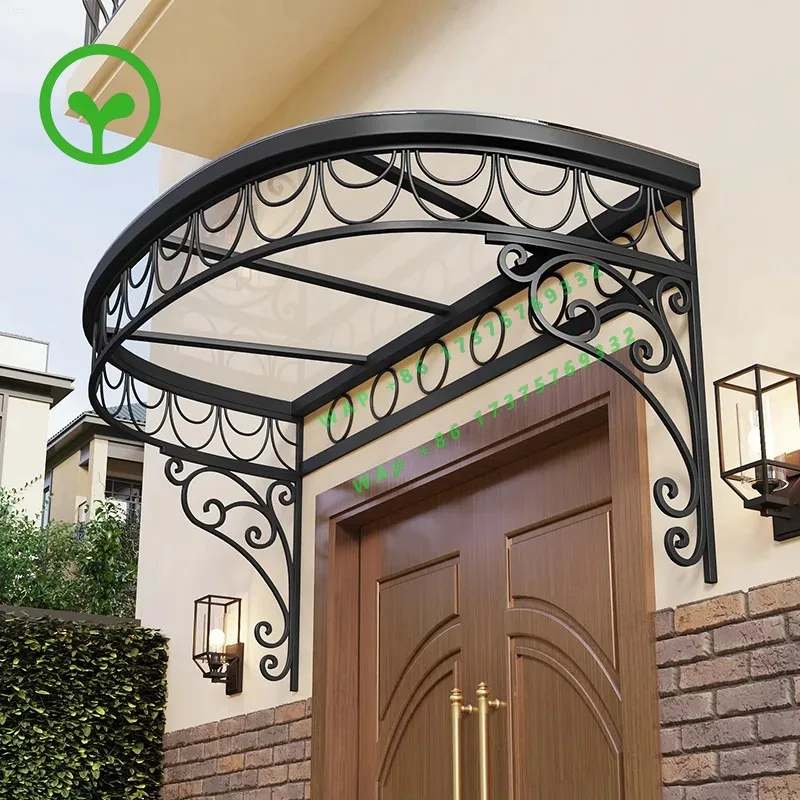【2026】Aluminum Alloy Canopy Terrace Roof Rainproof Sun Shed Household Villa Courtyard Balcony Eaves Awning Canopy