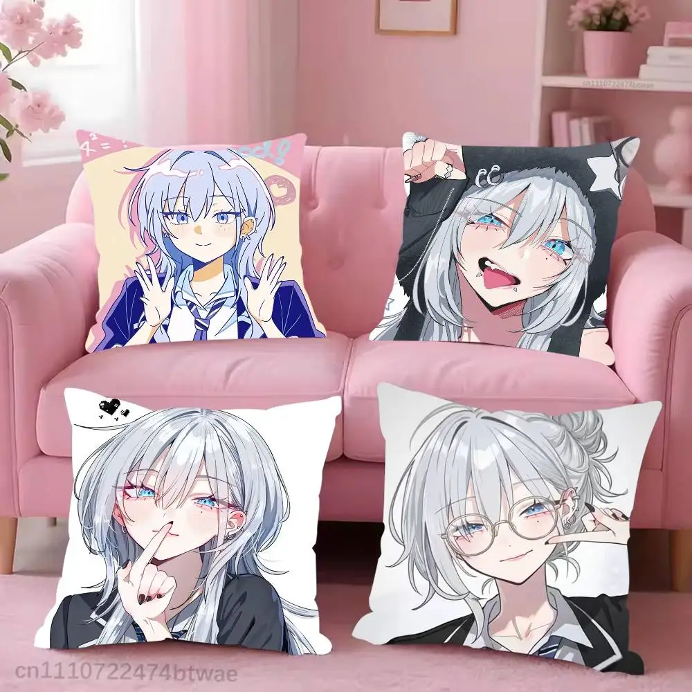 H-Haimiya Mio Senpai Pillowcases Cute Funny Pillow Case For Wedding Party Home Decor Comfy Pillow Cove