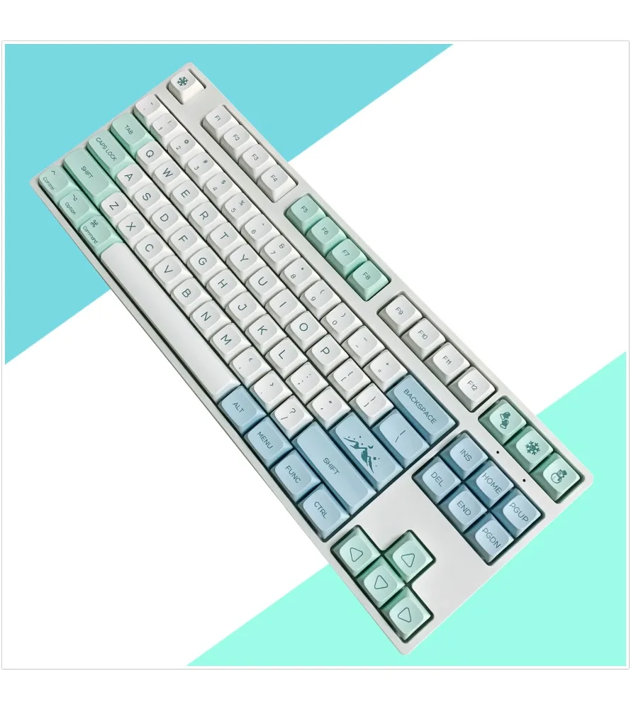 

Snow Mountain Keycap XDA Height PBT Sublimation Mechanical Keyboard Keycap 61/64/75/84/87/96/98/104