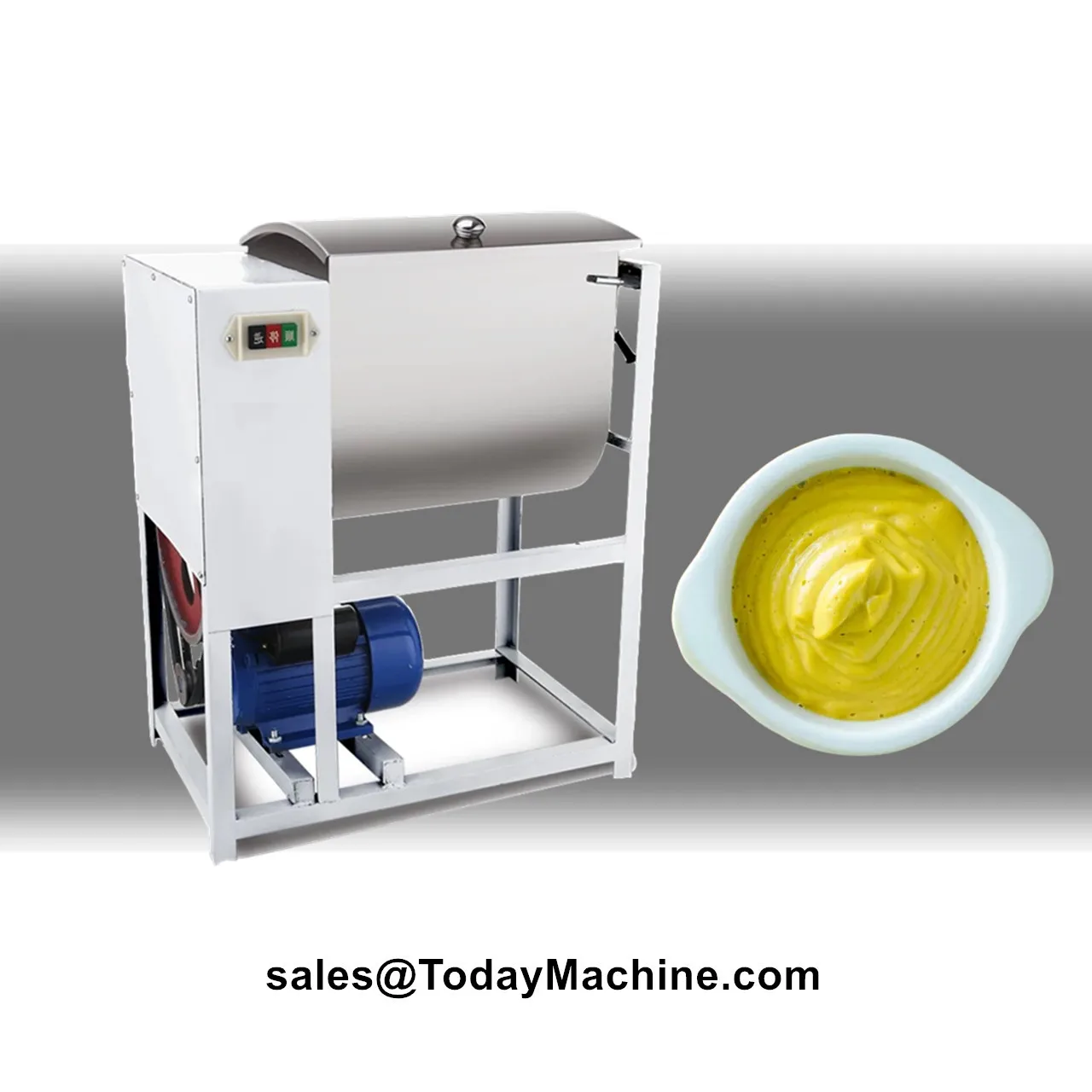 Wet Dry Powder Horizontal Paddle Auger Double Ribbon Blender Mixer