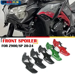 Bright Black Motorcycle Z 900 Naked Front Spoiler Winglet Aerodynamic Wing Kit Spoiler New For Kawasaki Z900 2020 2021 2022