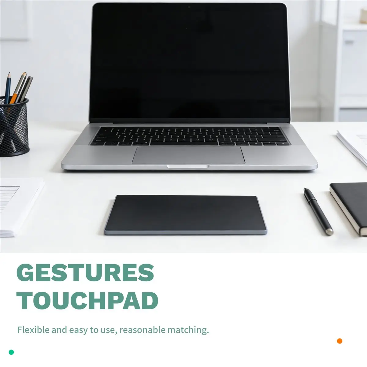 High-quality PC accessories in Stock USB Wired Multi-Touch Trackpad Slim Touchpad Mouse for Window Black