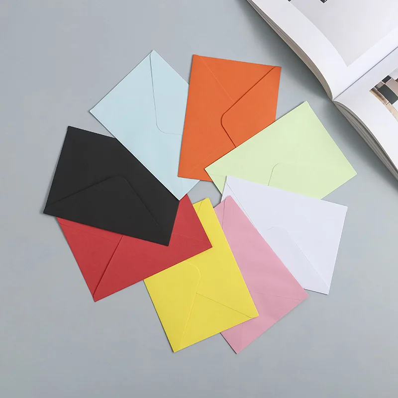 50pcs/lot Multicolor Envelope 120g Paper Envelopes High-grade Western Envelope for Wedding Invitations Business Stationery