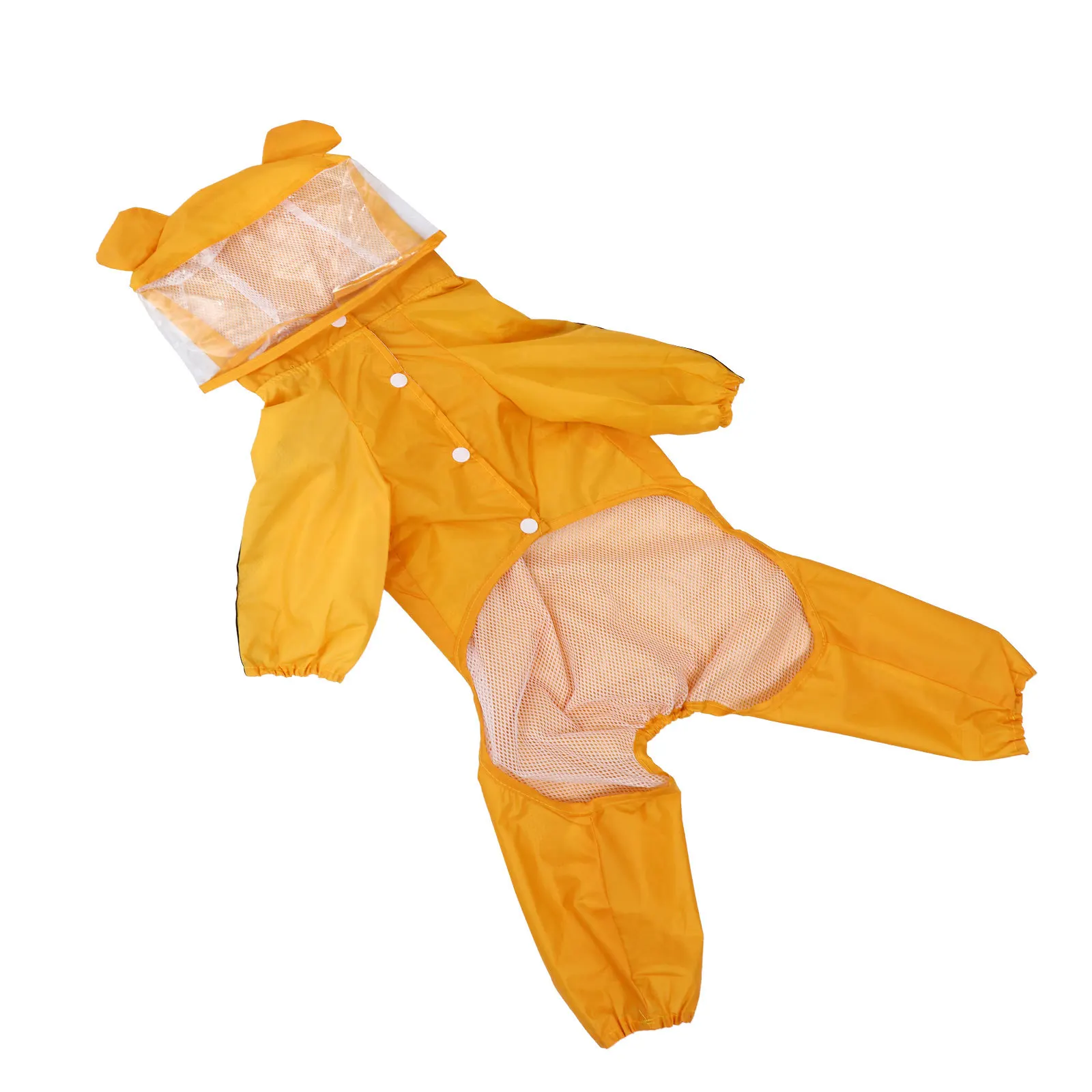 

Dog Rain Gear Raincoat Waterproof Lightweight Clothes Jacket for Dogs Pet Raincoats Poncho Hood