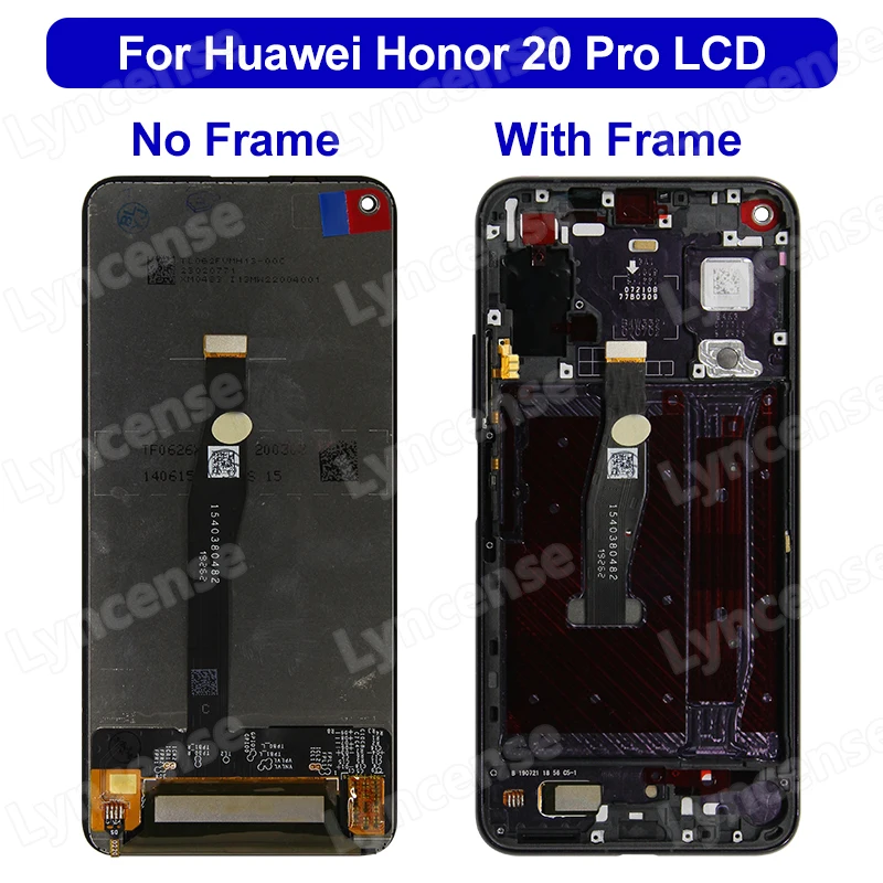 For Honor 20 Display YAL-AL10 LCD For Honor 20 Pro LCD YAL-L21 YAL-AL00 YAL-TL00 Touch Screen Digitizer Replacement Parts